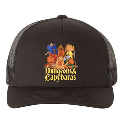 Dungeons & Capybaras Funny Capybara Lover  Yupoong Adult 5-Panel Trucker Hat