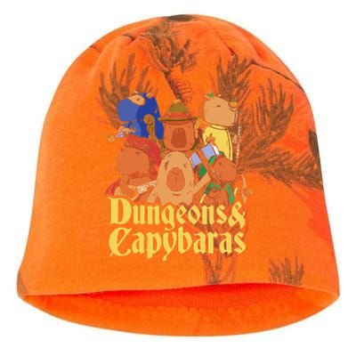 Dungeons & Capybaras Funny Capybara Lover  Kati - Camo Knit Beanie