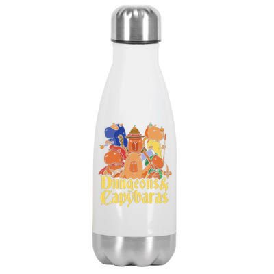 Dungeons & Capybaras Funny Capybara Lover  Stainless Steel Insulated Water Bottle