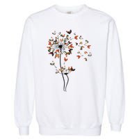 Dandelion Chicken Flower Garment-Dyed Sweatshirt