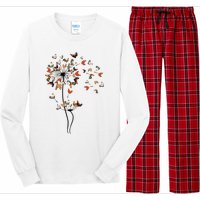 Dandelion Chicken Flower Long Sleeve Pajama Set