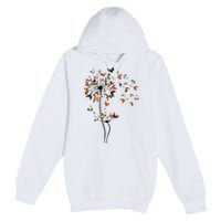 Dandelion Chicken Flower Premium Pullover Hoodie