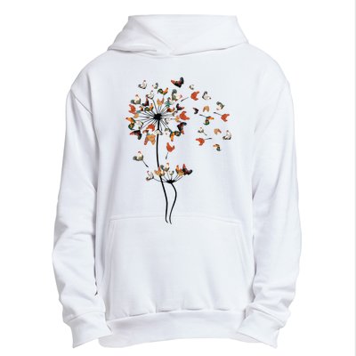 Dandelion Chicken Flower Urban Pullover Hoodie