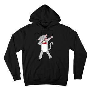 Dabbing Cat Funny Dab Gift Cat Hoodie