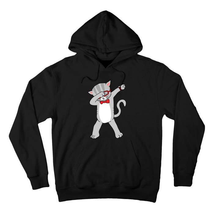 Dabbing Cat Funny Dab Gift Cat Hoodie