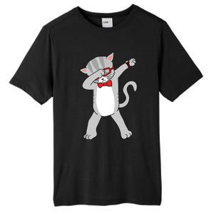 Dabbing Cat Funny Dab Gift Cat Tall Fusion ChromaSoft Performance T-Shirt