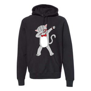 Dabbing Cat Funny Dab Gift Cat Premium Hoodie