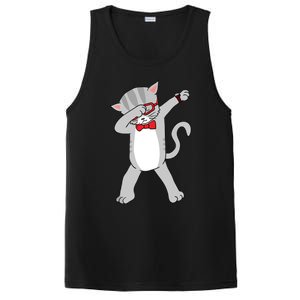 Dabbing Cat Funny Dab Gift Cat PosiCharge Competitor Tank