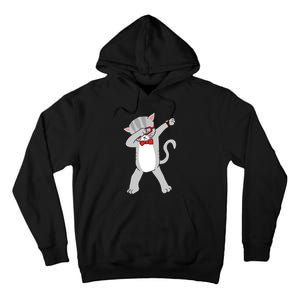 Dabbing Cat Funny Dab Gift Cat Tall Hoodie