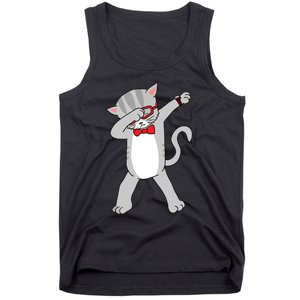 Dabbing Cat Funny Dab Gift Cat Tank Top