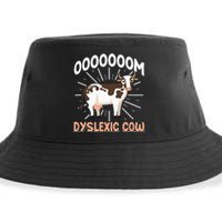 Dyslexic Cow Funny Dyslexia Sustainable Bucket Hat