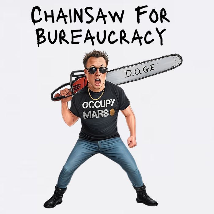 D.O.G.E. Chainsaw For Bureaucracy Meme Political Humor Hat