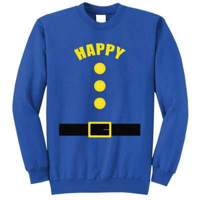 Dwarf Costume Funny Halloween Gift Idea Happy Sweatshirt