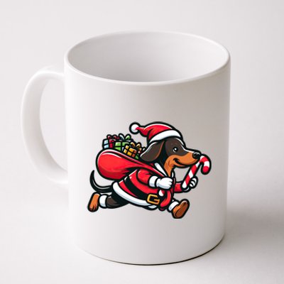 Dachshund Christmas Funny Dog Santa Claus Gift Coffee Mug