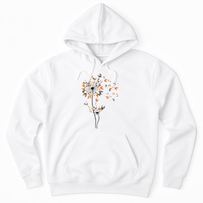 Dandelion Chicken Flower Shirts Floral Chicken Tree Lover Hoodie