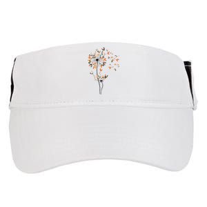 Dandelion Chicken Flower Shirts Floral Chicken Tree Lover Adult Drive Performance Visor