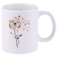 Dandelion Chicken Flower Shirts Floral Chicken Tree Lover 11oz C Handle Ceramic Mug