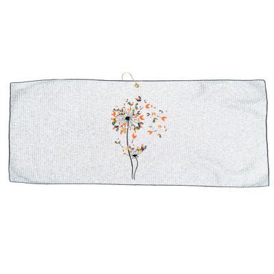 Dandelion Chicken Flower Shirts Floral Chicken Tree Lover Large Microfiber Waffle Golf Towel