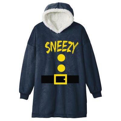 Dwarf Costume Funny Halloween Gift Idea Sneezy Hooded Wearable Blanket