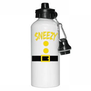 Dwarf Costume Funny Halloween Gift Idea Sneezy Aluminum Water Bottle