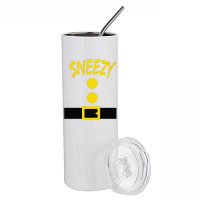 Dwarf Costume Funny Halloween Gift Idea Sneezy Stainless Steel Tumbler