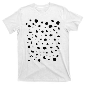 Dalmatian Costume Funny Halloween Party Dalmatian Dog Lovers T-Shirt