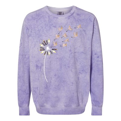 Dandelion Cockatiels For Cockatiel Lover Cockatiel Colorblast Crewneck Sweatshirt