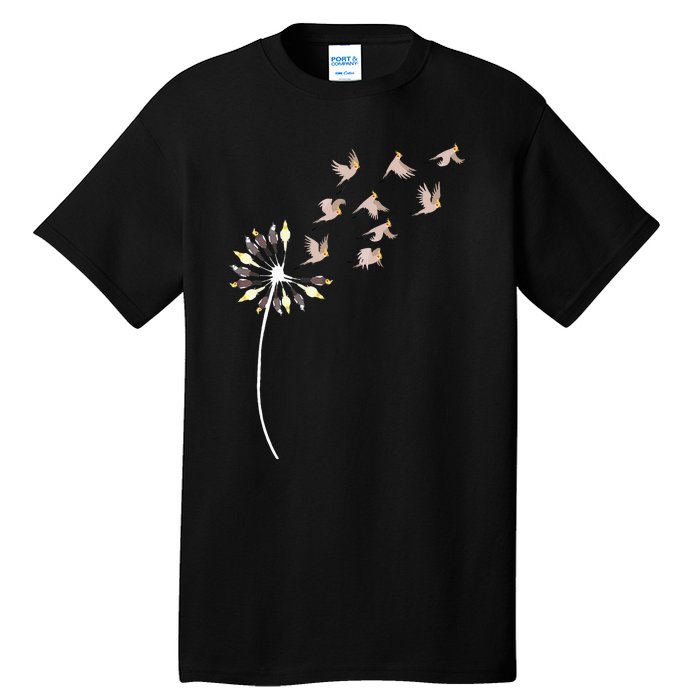 Dandelion Cockatiels For Cockatiel Lover Cockatiel Tall T-Shirt