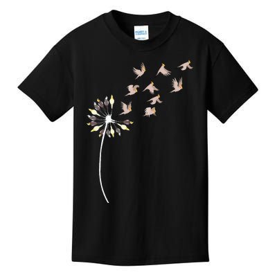 Dandelion Cockatiels For Cockatiel Lover Cockatiel Kids T-Shirt