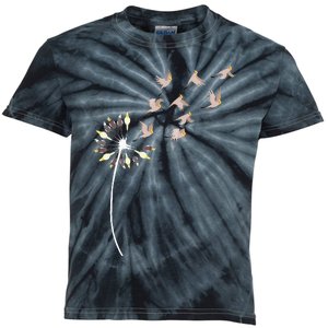 Dandelion Cockatiels For Cockatiel Lover Cockatiel Kids Tie-Dye T-Shirt