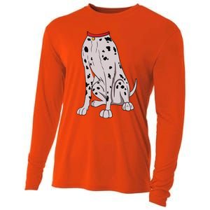 Dalmatian Costume For Halloween Dog Animal Cosplay Cooling Performance Long Sleeve Crew