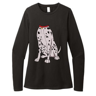 Dalmatian Costume For Halloween Dog Animal Cosplay Womens CVC Long Sleeve Shirt