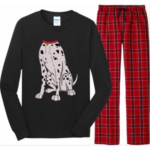 Dalmatian Costume For Halloween Dog Animal Cosplay Long Sleeve Pajama Set