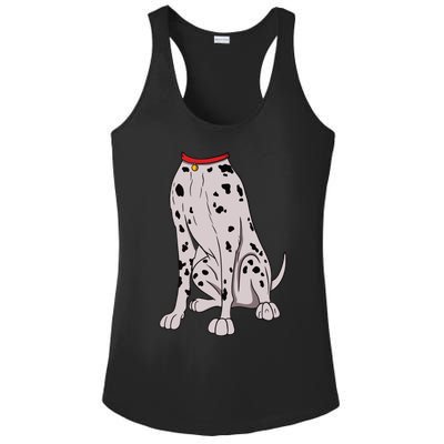 Dalmatian Costume For Halloween Dog Animal Cosplay Ladies PosiCharge Competitor Racerback Tank