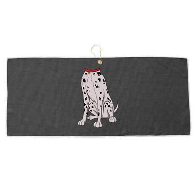 Dalmatian Costume For Halloween Dog Animal Cosplay Large Microfiber Waffle Golf Towel