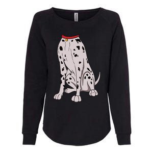 Dalmatian Costume For Halloween Dog Animal Cosplay Womens California Wash Sweatshirt