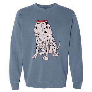 Dalmatian Costume For Halloween Dog Animal Cosplay Garment-Dyed Sweatshirt