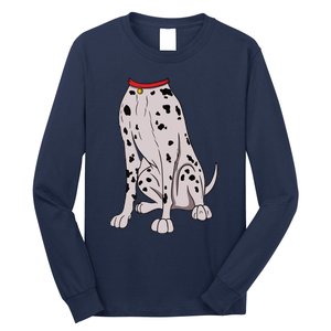 Dalmatian Costume For Halloween Dog Animal Cosplay Long Sleeve Shirt