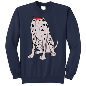 Dalmatian Costume For Halloween Dog Animal Cosplay Sweatshirt