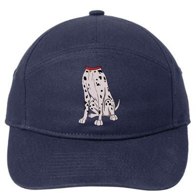 Dalmatian Costume For Halloween Dog Animal Cosplay 7-Panel Snapback Hat