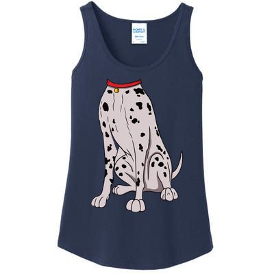 Dalmatian Costume For Halloween Dog Animal Cosplay Ladies Essential Tank