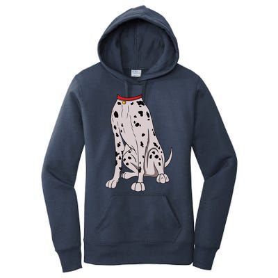 Dalmatian Costume For Halloween Dog Animal Cosplay Women's Pullover Hoodie