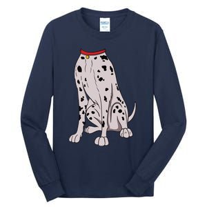 Dalmatian Costume For Halloween Dog Animal Cosplay Tall Long Sleeve T-Shirt