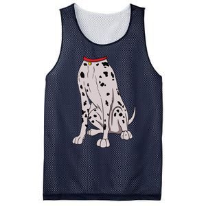 Dalmatian Costume For Halloween Dog Animal Cosplay Mesh Reversible Basketball Jersey Tank