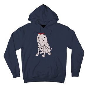 Dalmatian Costume For Halloween Dog Animal Cosplay Tall Hoodie