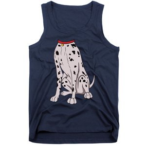 Dalmatian Costume For Halloween Dog Animal Cosplay Tank Top