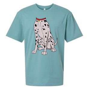 Dalmatian Costume For Halloween Dog Animal Cosplay Sueded Cloud Jersey T-Shirt