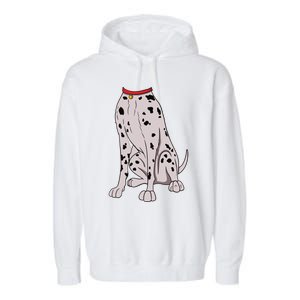 Dalmatian Costume For Halloween Dog Animal Cosplay Garment-Dyed Fleece Hoodie