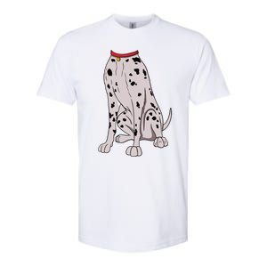 Dalmatian Costume For Halloween Dog Animal Cosplay Softstyle CVC T-Shirt