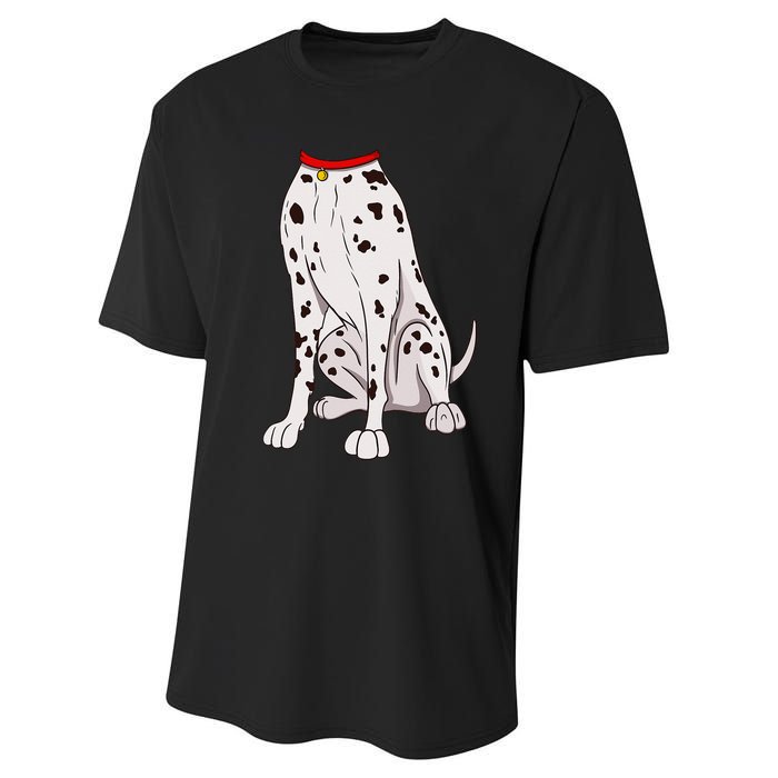 Dalmatian Costume For Halloween Dog Animal Cosplay Performance Sprint T-Shirt